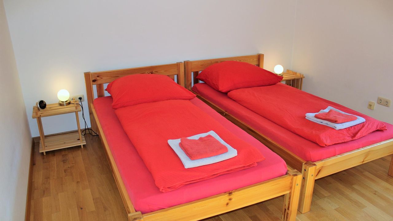 Ferienhäuser Dohrendorf, DHH Marietta Schlafraum 1 Ferienhäuser Dohrendorf, DHH Marietta Schlafraum 1